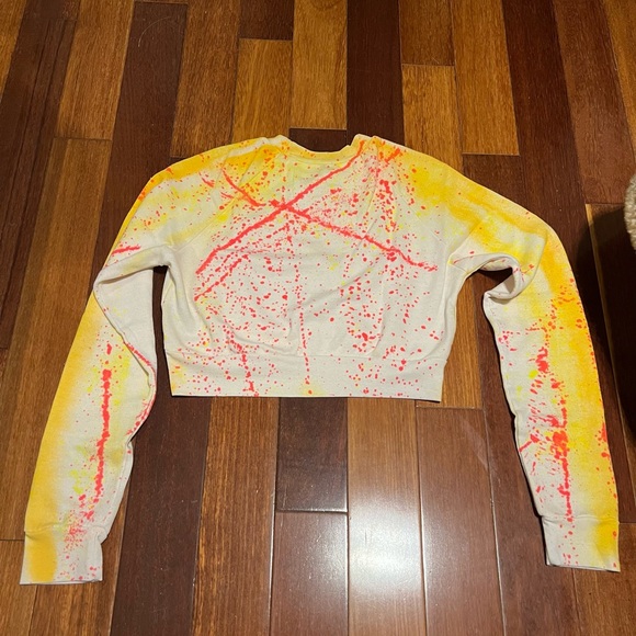 Aviator Nation Artist Collection Cropped Crewneck Sweatshirt - Small - Picture 3 of 3